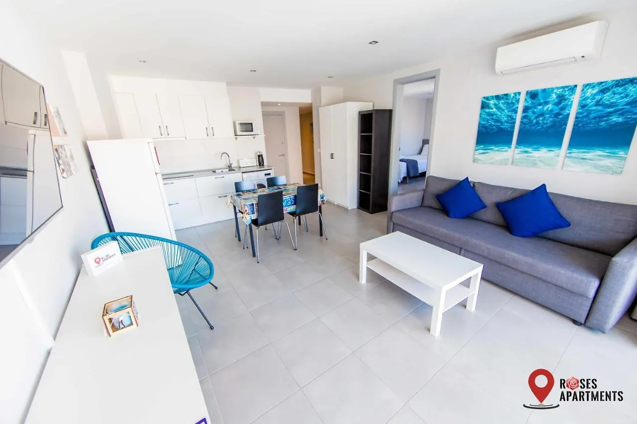Roses Apartments Ocean 2 Habitaciones Vista Mar Lateral